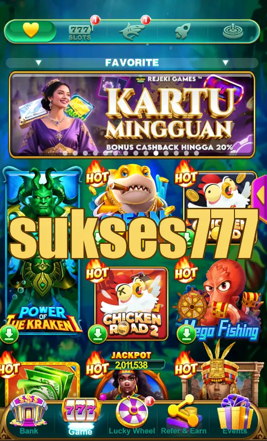sukses777 Tangkapan Layar - APK Resmi